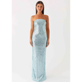 Aqua Siren Sequin Maxi