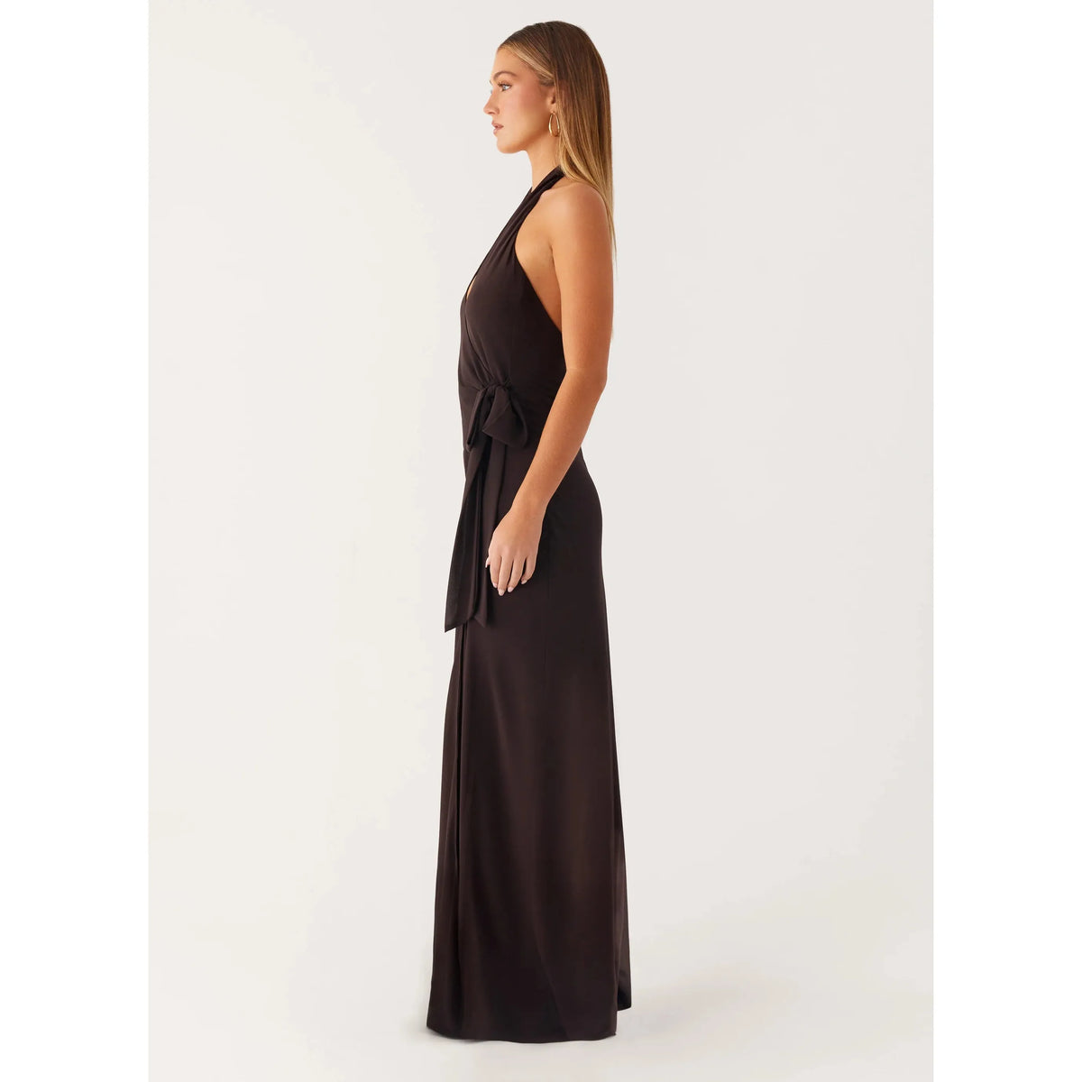 Chocolate So Chic Wrap Maxi