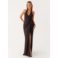 Chocolate So Chic Wrap Maxi