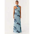 Blue Songbird Mesh Maxi