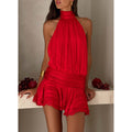 Red Willow Chiffon Mini